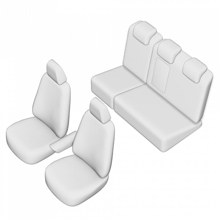 SET HUSE SCAUN UMBRELLA PENTRU FORD FOCUS 2010-2018 (BANCHETA FRACTIONATA) [7]