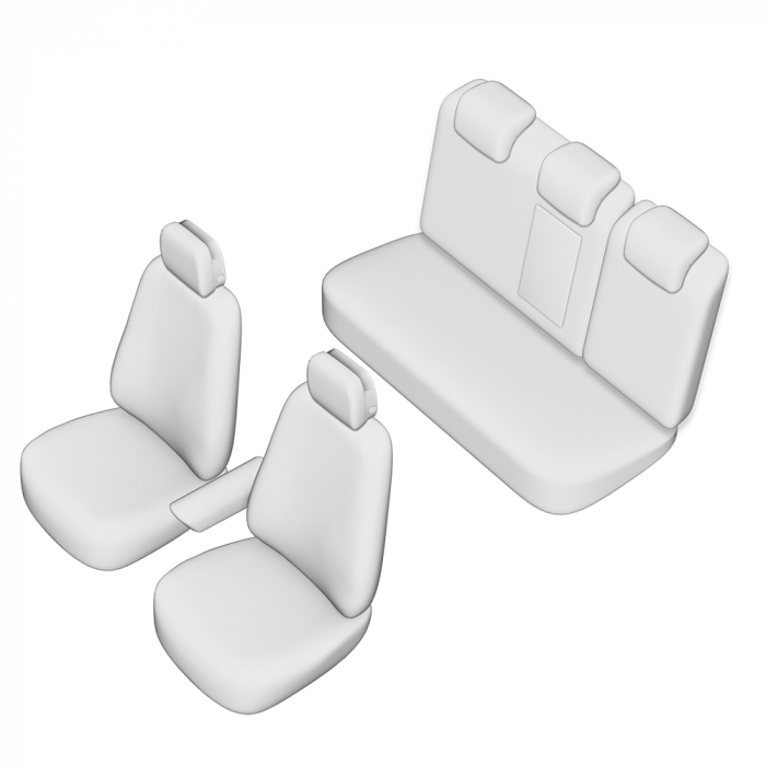 SET HUSE SCAUN UMBRELLA PENTRU KIA SPORTAGE 2010-2015 (BANCHETA FRACTIONATA) CU TETIERE SPATE IN FORMA DE L [5]