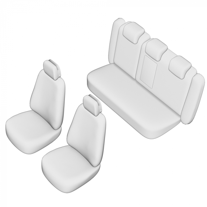 SET HUSE SCAUN UMBRELLA PENTRU OPEL INSIGNIA 2009-2016 (BANCHETA FRACTIONATA) CU TETIERE SPATE IN FORMA DE L [5]