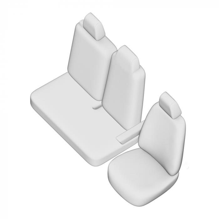 SET HUSE SCAUN UMBRELLA PENTRU RENAULT MASTER (2+1) 2011-2019 TIP 1 [3]
