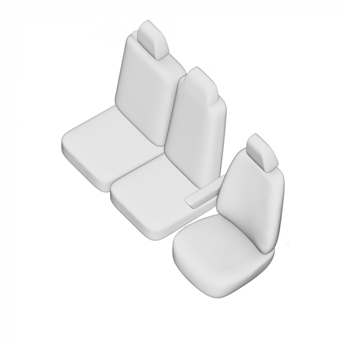 SET HUSE SCAUN UMBRELLA PENTRU RENAULT TRAFIC (2+1) 2015- [2]