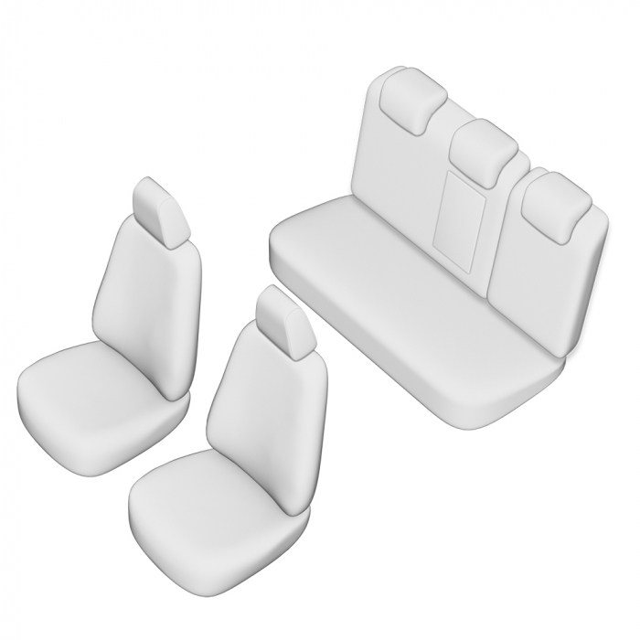 SET HUSE SCAUN UMBRELLA PENTRU SKODA RAPID 2012-2018 (BANCHETA FRACTIONATA)
