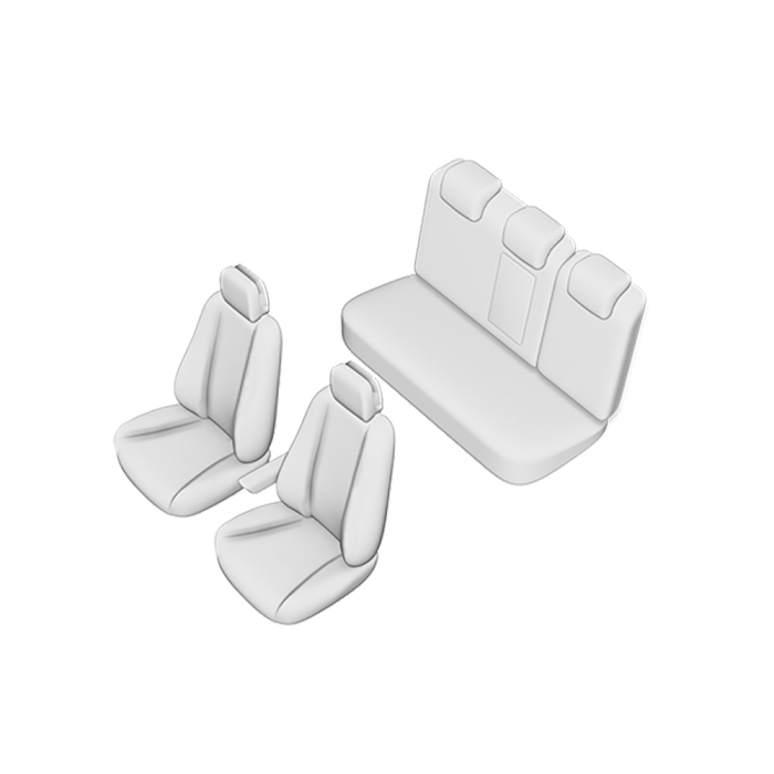 SET HUSE SCAUN UMBRELLA PENTRU VW PASSAT B8 SEDAN 2015- (BANCHETA FRACTIONATA) CU TETIERELE SPATE IN FORMA DE L [3]