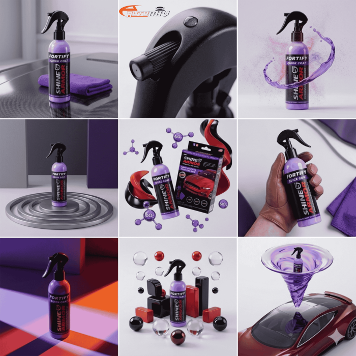 Shine Armor Fortify Quick Coat — Spray Ceramic 3 în 1 pentru Spălare, Protecție și Luciu [2]