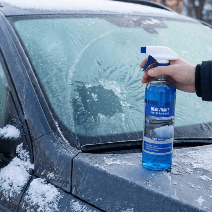 Soluție Degivrantă pentru Parbrize Glass De-Icer 0.75L - Spray Anti-Îngheț [2]