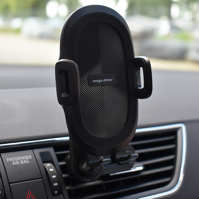 SUPORT TELEFON AUTO EXTENSIBIL 55-105MM CU PRINDERE IN GRILA DE VENTILATIE [2]