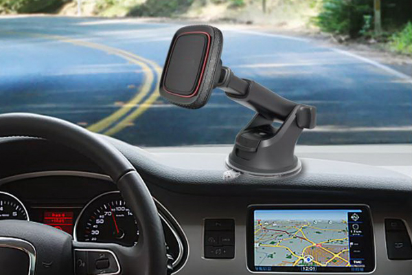 SUPORT TELEFON AUTO MAGNETIC CU FIXARE PE BORD/PARBRIZ CU VENTUZA [5]