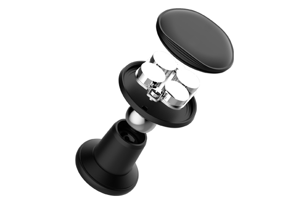SUPORT TELEFON MAGNETIC AUTO CU FIXARE PE BORD SI ROTATIE 360 [6]
