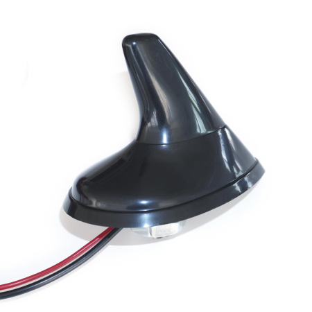 Antena rechin auto activa FM/AM cu amplificator, mufa DIN, montaj filetat 15 mm [2]