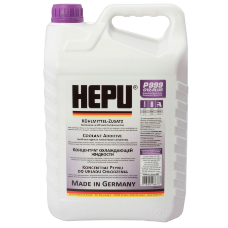 Antigel Concentrat Hepu G12 Plus Mov 5L, Norma VW TL 774 F și MB 325.3, Made in Germany [1]