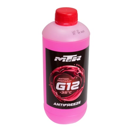 Antigel - Antigel Diluat MTR G12 Roșu 1L | Gata de Utilizare -35°C