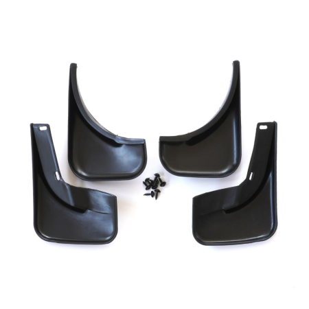 Apărători noroi VW Golf 5 hatchback (2003-2008) - set 4 bucăți negre cu șuruburi de montaj [1]