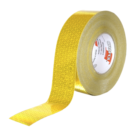 BANDA REFLECTORIZANTA REFLEXITE ORAFOL GALBEN 50MMX50M ECE 104 [1]