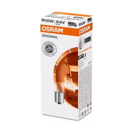 Becuri Auto - BEC CAMION 24V R10W ORIGINAL SET 10 BUC OSRAM