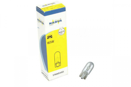 Iluminat Auto - BEC FARA SOCLU W5W 12V SET 10 BUC NARVA