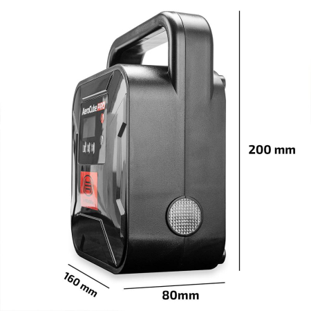 Compresor auto digital 12V Heyner AeroCube PRO cu afisaj, lanterna LED si husa de transport [6]