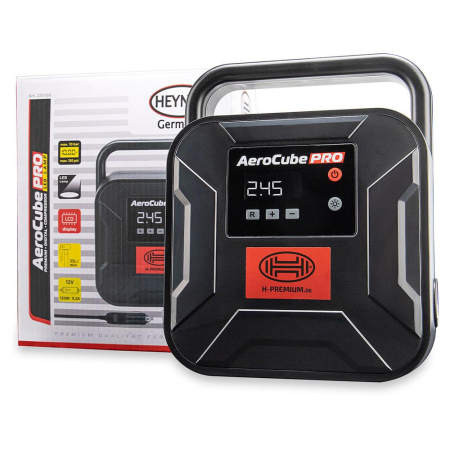 Compresor auto digital 12V Heyner AeroCube PRO cu afisaj, lanterna LED si husa de transport [7]