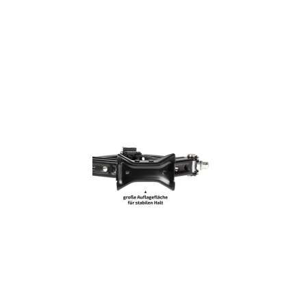 Cric auto mecanic foarfecă 1,5 t Heyner Black Edition cu husă și manivelă cu clichet [4]