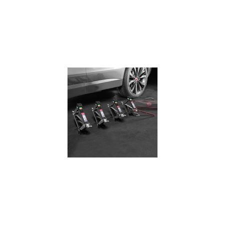 Cric auto mecanic foarfecă 1,5 t Heyner Black Edition cu husă și manivelă cu clichet [1]