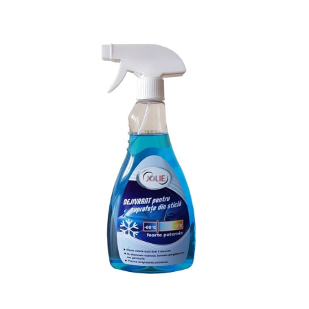 Solutii Dezghetare Parbriz - Dejivrant Parbriz Jolie cu Pulverizator 500 ml - Soluție Dezghețare Geamuri Auto
