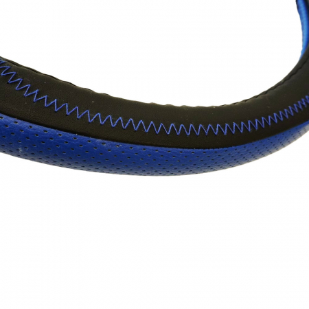 Husa Volan - HUSA VOLAN PIELE ECOLOGICA ALBASTRU 37- 39 CM UMBRELLA