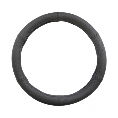 HUSA VOLAN PIELE NATURALA PERFORATA NEGRU 39-41 CM [3]