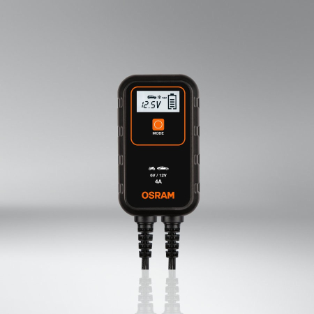 Încărcător Baterie Auto și Moto Osram BATTERYcharge 904, 6V/12V 4A, pentru Baterii cu Plumb, AGM și Litiu [1]