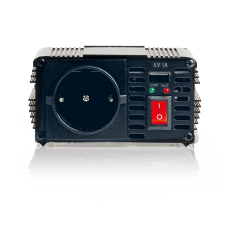 Invertor auto Heyner MobilePower Pro 12V 230V cu priza Schuko USB si stecher de bricheta [3]