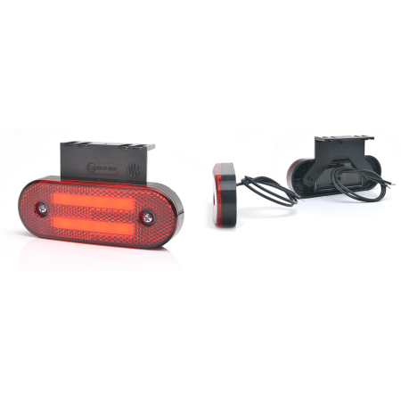 LAMPA GABARIT LED 1224 W175, 12V-24V, POZITIE ROSU WAS [15]