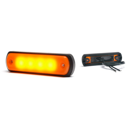 LAMPA GABARIT LED 1341 W189N, 12V-24V, POZITIE PORTOCALIU WAS [13]