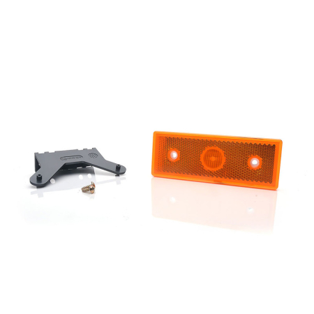 Lampi si Proiectoare Camion - LAMPA GABARIT LED 1412 W201, 12V-24V, POZITIE PORTOCALIU WAS