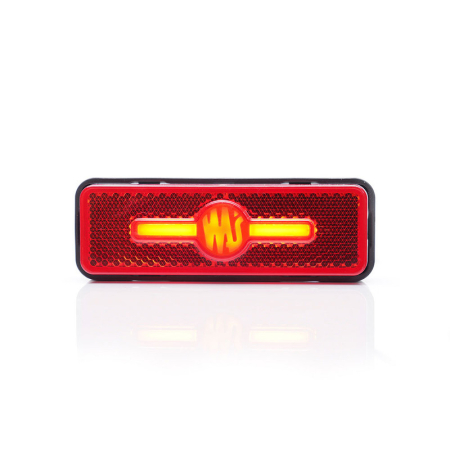 LAMPA GABARIT LED 2034 W254, 12V-24V, POZITIE ROSU WAS [3]