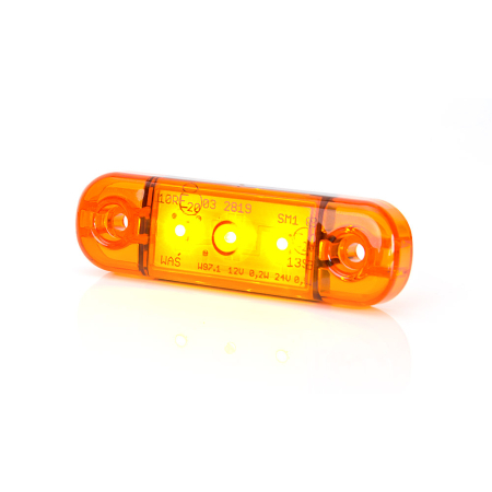 LAMPA GABARIT LED 708 W97.1, 12V-24V, POZITIE PORTOCALIU WAS [5]