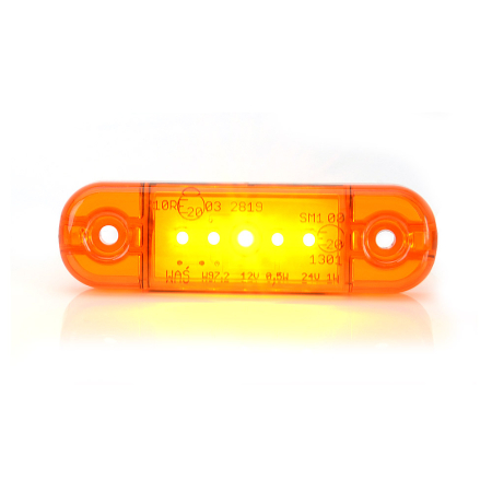 LAMPA GABARIT LED 711 W97.2, 12V-24V, POZITIE PORTOCALIU WAS [18]