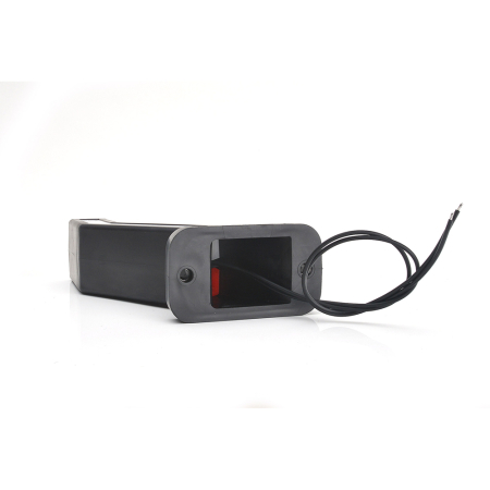 Accesorii Camioane - LAMPA GABARIT LED CU BRAT 1165L W168.1, 12V-24V, POZITIE ALB / ROSU / PORTOCALIU STANGA WAS
