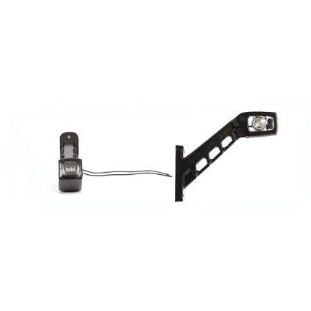 LAMPA GABARIT LED CU BRAT 238P W48, 12V-24V, POZITIE ALB / ROSU / PORTOCALIU DREAPTA WAS [3]
