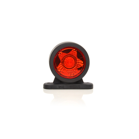 LAMPA GABARIT LED CU BRAT 883 W56STAR, 12V-24V, POZITIE ALB / ROSU WAS [13]