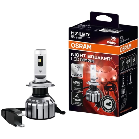 Iluminat Auto - LED MOTO NIGHT BREAKER LED SMART H4 OSRAM