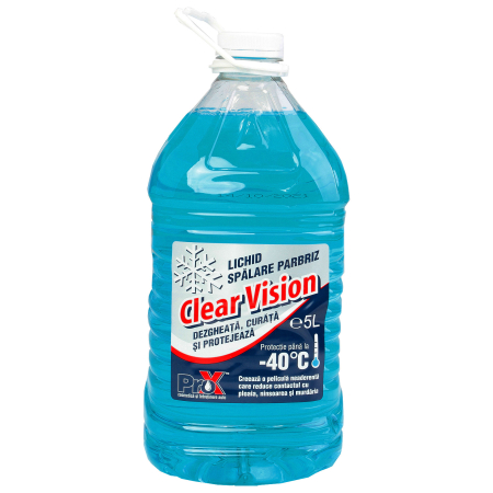 Lichid Parbriz Iarnă Pro-X Clear Vision -40°C, 5 L, Gata Preparat [1]