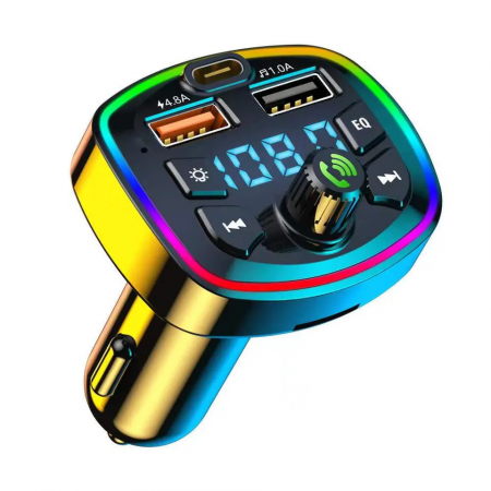 Accesorii Electronice Auto - modulator fm cu handsfree si incarcator auto