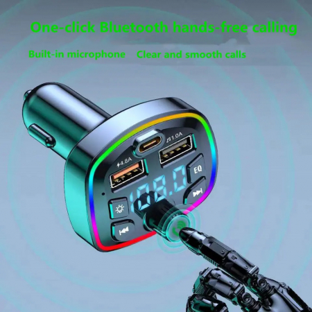 modulator fm cu handsfree si incarcator auto [1]