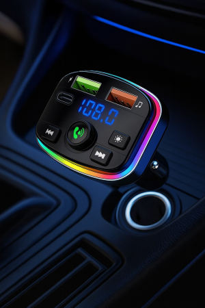 Accesorii Electronice Auto - Modulator FM Bluetooth M12