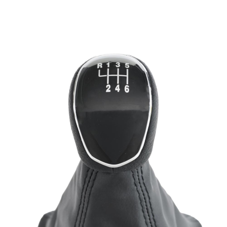 Nuca schimbator cu manson Ford Mondeo 2010- 6 trepte, piele ecologica neagra [1]