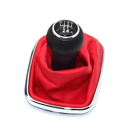 Schimbatoare de Viteza - Nuca Schimbator Viteze VW Golf IV / Bora 5 Trepte Benzina Manson Rosu