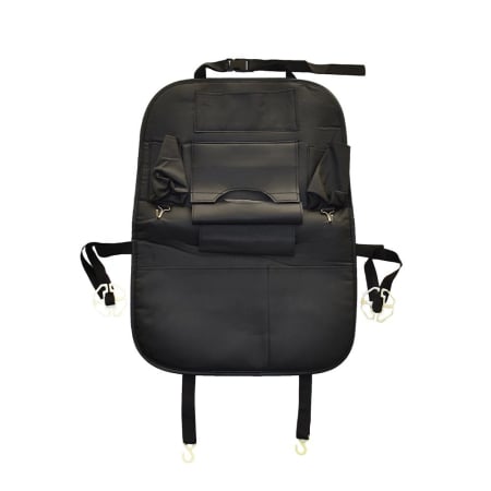 Organizator scaun auto multifunctional 60x43 cm cu 7 compartimente si prindere pe tetiera