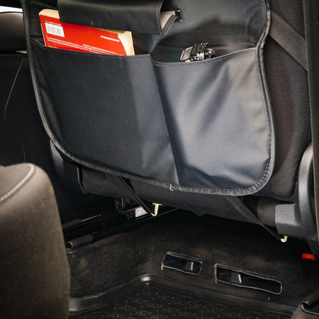 Organizator scaun auto multifunctional 60x43 cm cu 7 compartimente si prindere pe tetiera [2]