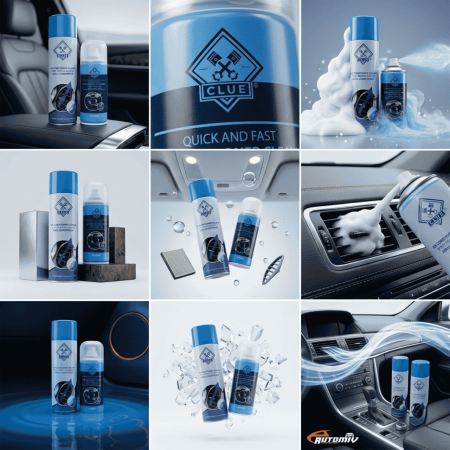 Pachet Profesional Igienizare AC Clue – Spumă Curățare (500ml) + Spray Dezinfectant (150ml) [1]