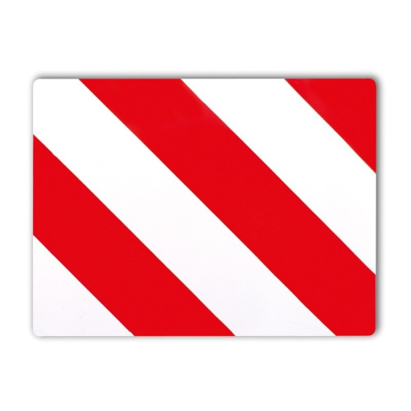 Lampi si Proiectoare Camion - PLACA TRANSPORT AGABARITIC 40X30 CM DREAPTA PROFIL PVC HICO