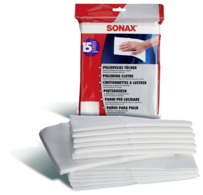 Curatare si Detailing Exterior - SERVETELE PENTRU POLISH SET 15 BUC SONAX
