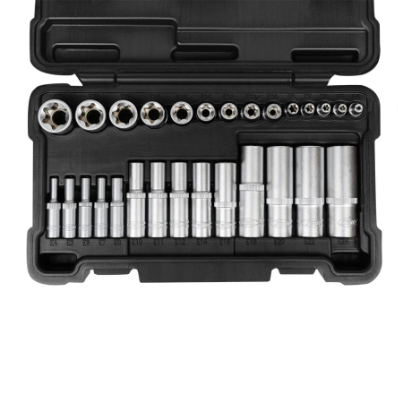 Set 28 tubulare Torx JBM E4-E24 în cutie rigidă [2]